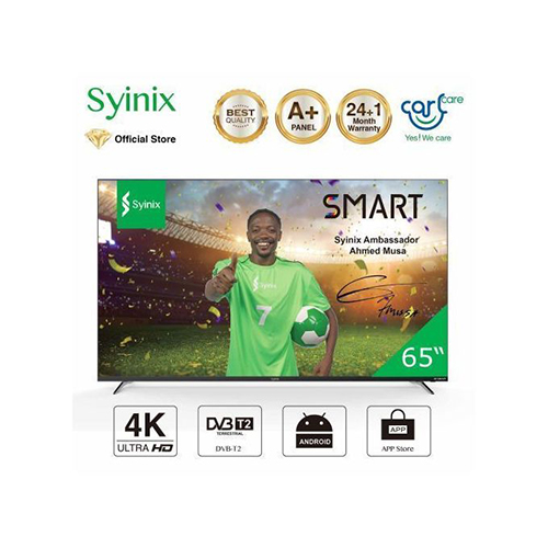 Syinix 55" Inch TV Android 4K UHD Smart LED TV - 55T710U