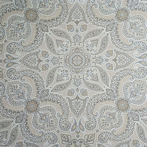 3D MOOKA CREAM DAMASK WALLPAPER - MK1055