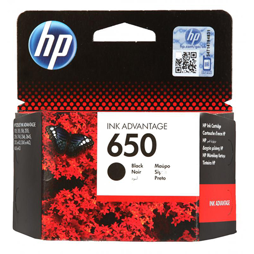 HP 650 Black Ink Printer Cartridge (DW)  