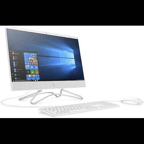 HP All-in-One PC - 23.8" FHD Display, Intel Celeron G4900T, 1TB HDD, 4GB RAM, Windows 10, Snow White  - deluxe.com.ng