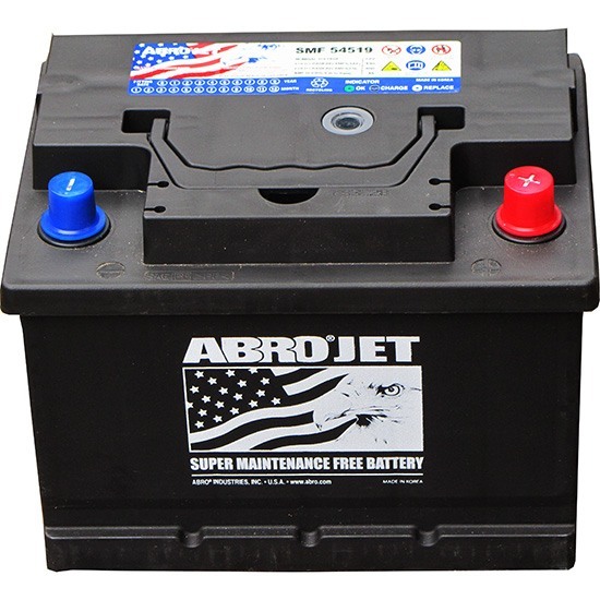 abro jet flat battery (45 amp) dry charge