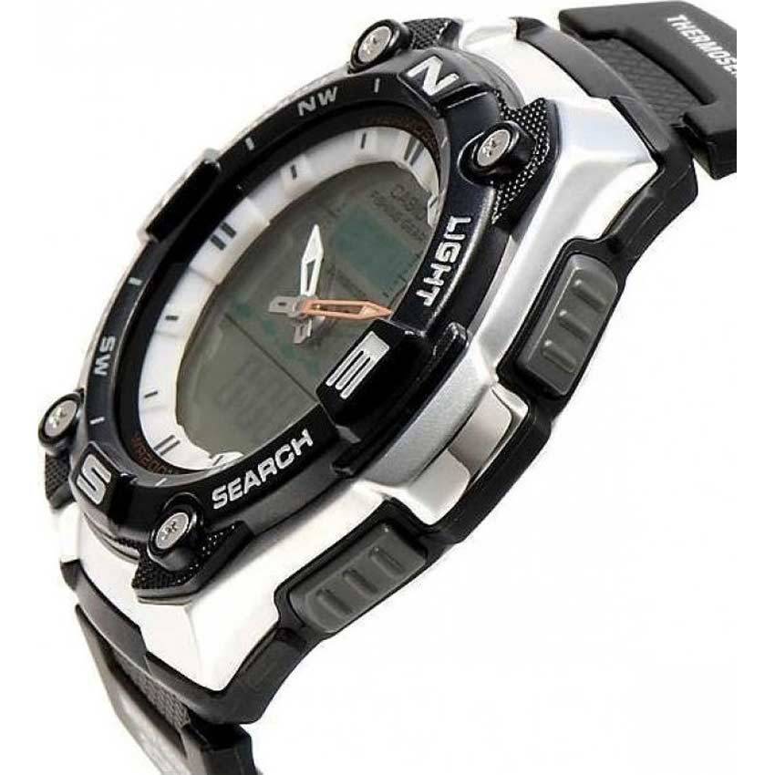 Casio AQW101-1AV Men’s Analog/Digital Fishing Gear Timer Sports Watch