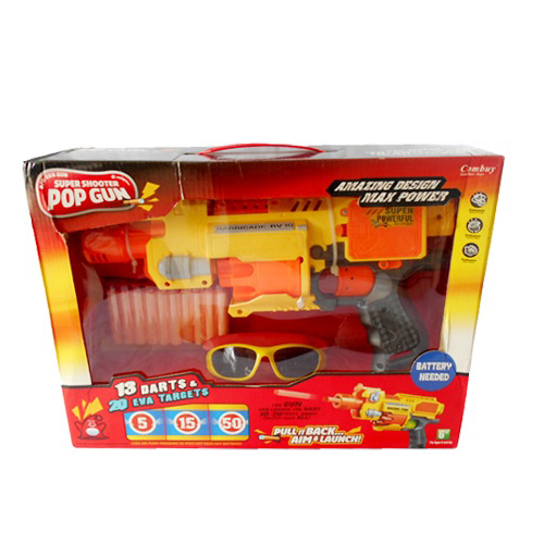 Combuy Super Shooter Pop Gun (Yellow) CB999804