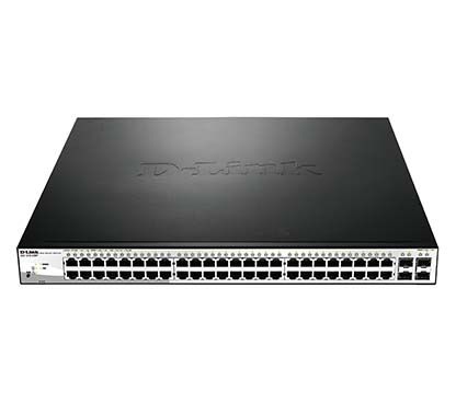 48-Port 10/100/1000BaseT PoE + 4 Gigabit SFP ports Web Smart  SKU DGS-1210-52MP - deluxe.com.ng