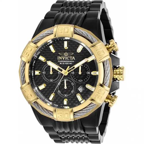 INVICTA 29032 MEN’S BOLT QUARTZ CHRONOGRAPH BLACK DIAL XL WATCH