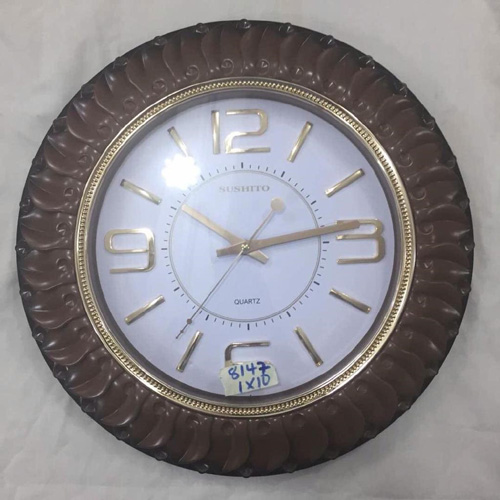 SUSHITO ROUND WALL CLOCK 001 - deluxe.com.ng