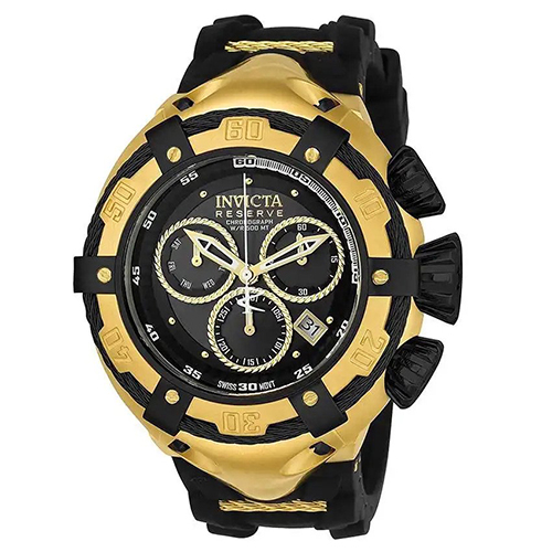 INVICTA 21353 MEN’S BOLT QUARTZ CHRONOGRAPH BLACK DIAL XL WATCH