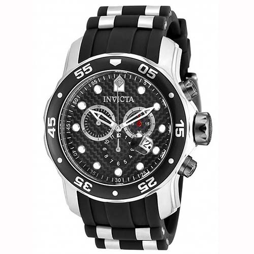 INVICTA 17879 MEN’S PRO DIVER QUARTZ MULTIFUNCTION BLACK DIAL WATCH