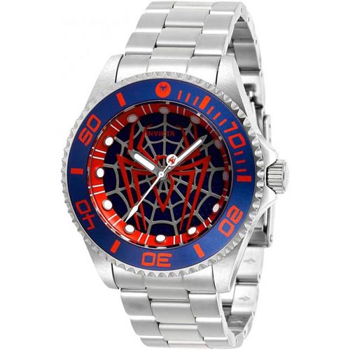 INVICTA 29683 MEN'S MARVEL SPIDERMAN QUARTZ 3 HAND BLUE DIAL WATCH