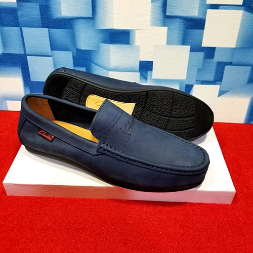 CLARKS PLAIN FANCY MEN'S SHOE|BLUE(AVAILABLE IN ALL SIZES)