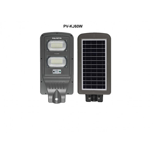 Polystar LED Solar Street Light PV-KJ60W|8hrs under sunshine Work for 2 - 3 lasting days