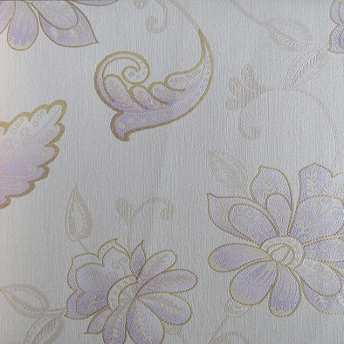 CREAM LILAC FLORAL ROYAL GARDEN WALLPAPER - RG69603