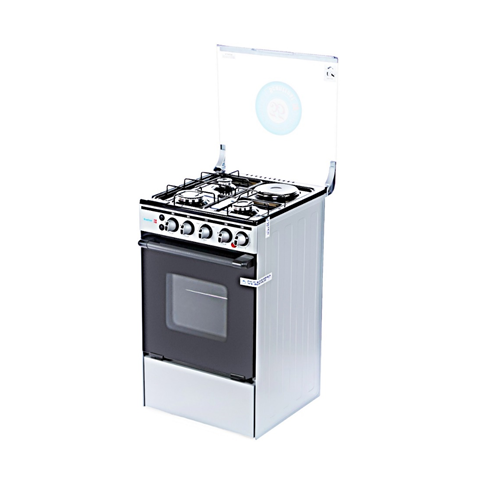 SCANFROST SFCK5312 NG 50x50 CMS 3 GAS BURNER+1 HOT PLATE| GAS OVEN+GRILL