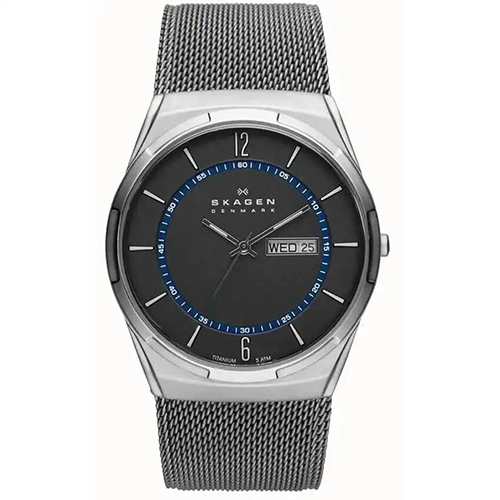 SKAGEN SKW6078 MEN’S MELBYE GREY DIAL STAINLESS STEEL MESH WATCH