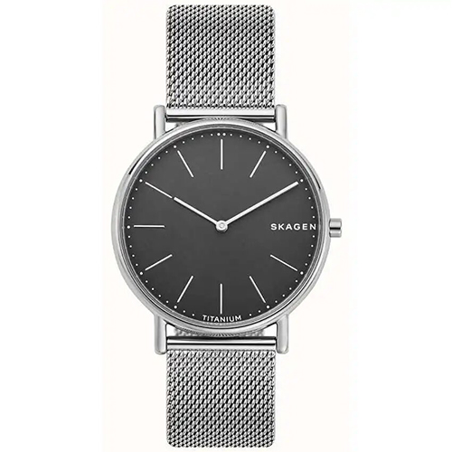 SKAGEN SKW6483 MEN’S SIGNATUR SLIM TITANIUM MESH MEDIUM WATCH