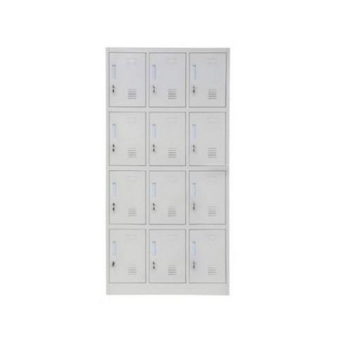 12 Metal Locker Office Cabinet 