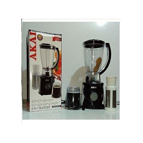 AKAI Blender With Mill And Filter Attachment (Heavy Duty Motor) 	