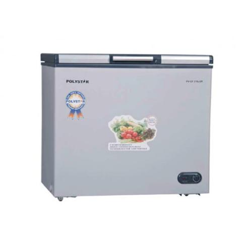 Polystar PV-CF370LGR Chest Freezer Top Glass|Grey