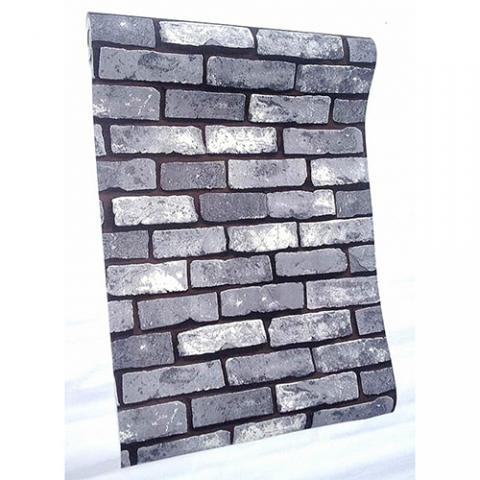 3D GREY BRICK WALLPAPER - 88196