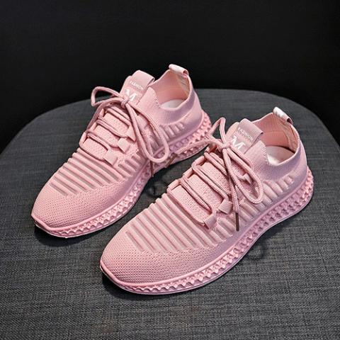 LUXURY HIGH STYLED FASHION SNEAKER|PINK