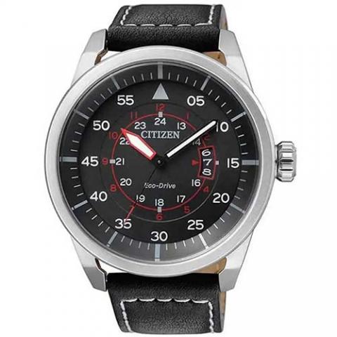 CITIZEN AW1360-04E MEN’S ECO-DRIVE AVIATOR POWER RESERVE WATCH - deluxe.com.ng