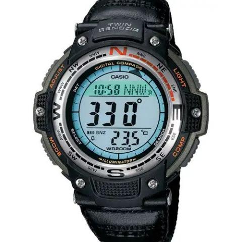 CASIO SGW100B-3V MEN’S DIGITAL COMPASS TWIN SENSOR WATCH