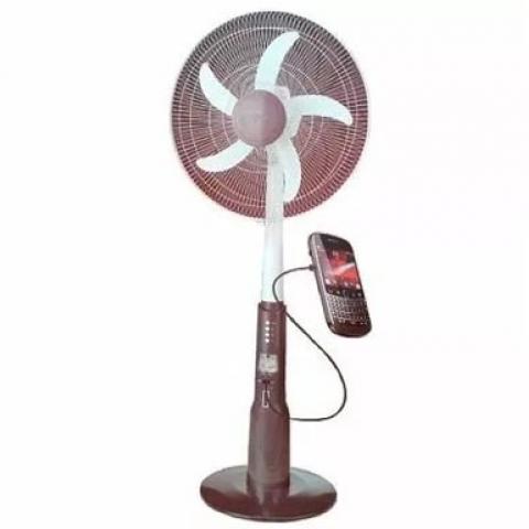 Sonik Rechargeable Fan with Remote 18 Inch - SRF-2118R - deluxe.com.ng