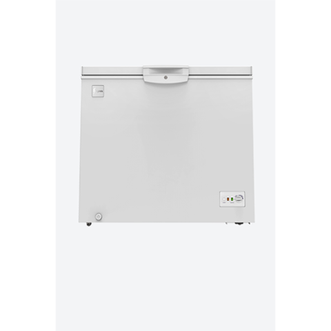 SYINIX SINGLE DOOR CHEST FREEZER|FZ340|265L|R600A|WHITE|SILVER|LED