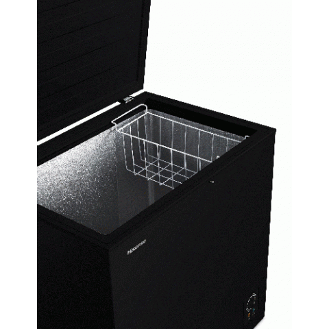 Hisense Chest Freezer FC-250|189L|Black|R600|Glass Door