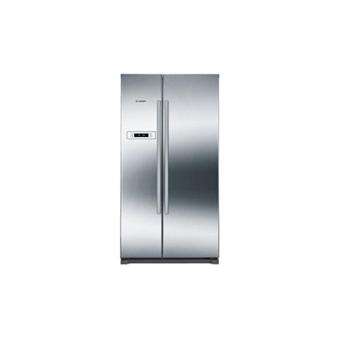 Bosch Series 4, Side-by-Side Fridge-Freezer, Inox 573L gross|KAN90VI20G