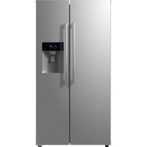 Midea HC-671WEN Side By Side Refrigerator 572 Litres |R600a|Silver