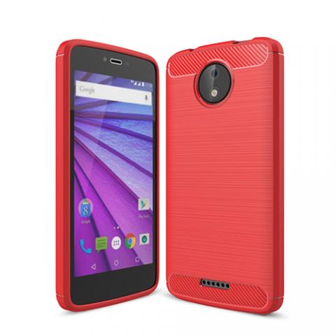 Motorola Motorola Moto C Plus 5-Inch HD (1GB, 16GB ROM) Android 7.0 Nougat, 8MP + 2MP Dual SIM 4G Smartphone RED 