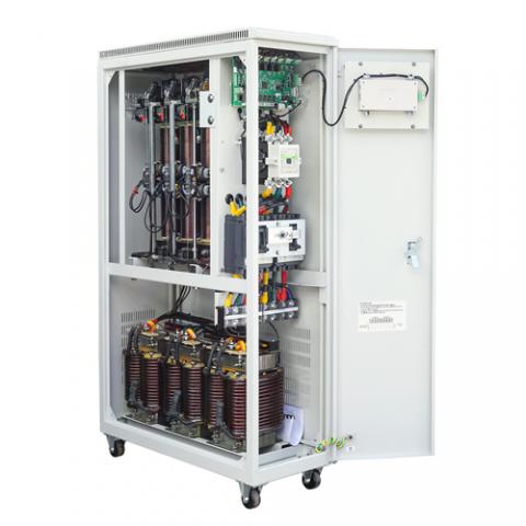 PRAG 60KVA Three Phase Servo Voltage Stabilizer 380V (±25%) input - 3872