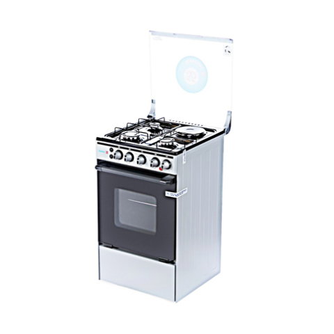 SCANFROST SFCK5312 NG 50x50 CMS 3 GAS BURNER+1 HOT PLATE| GAS OVEN+GRILL