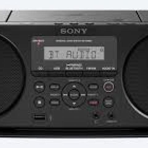 SONY CD Boombox with Bluetooth ZS-RS60BT