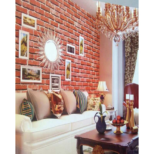 3D EFFECT NATURE BRICK WALLPAPER - WJ205-1