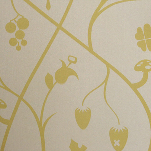 YELLOW FLORAL WALLPAPER - 71121